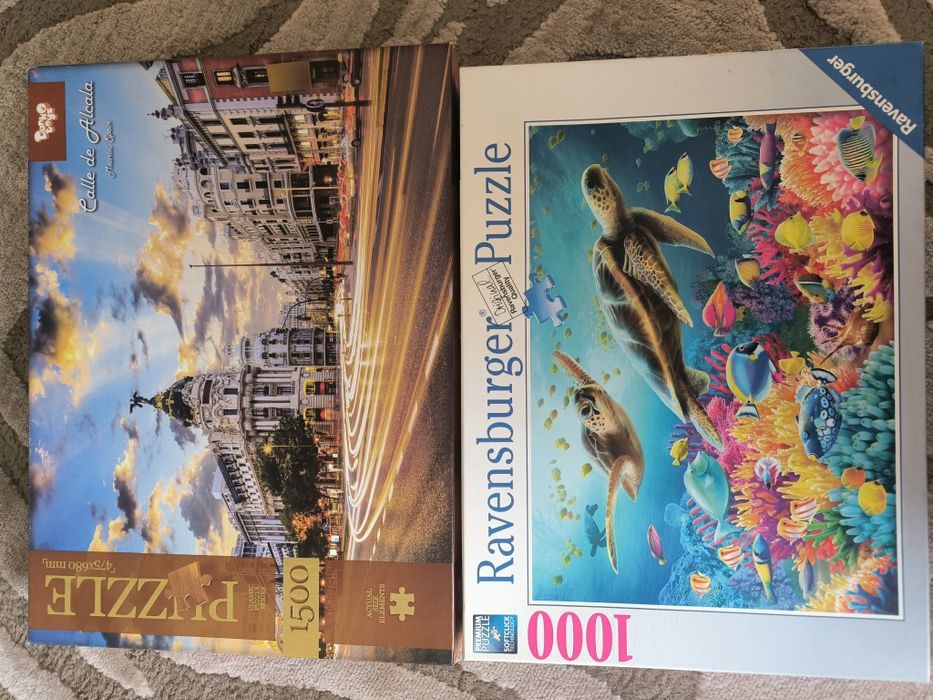 Пазлы новые  разной тематики