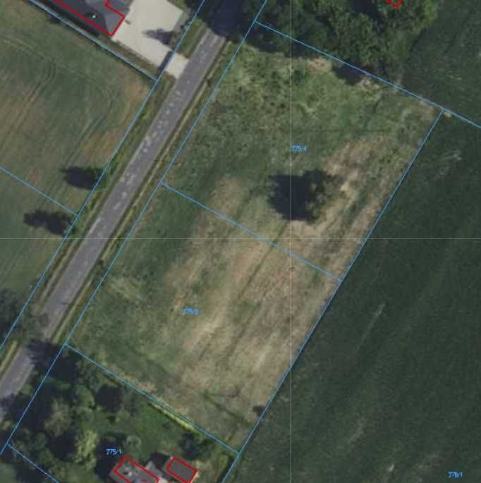 Dwie działki po 3607 m² o łącznej powierzchni 7214 m², zabudowa mieszkaniowa i usługowa, asfalt. - Widok 3