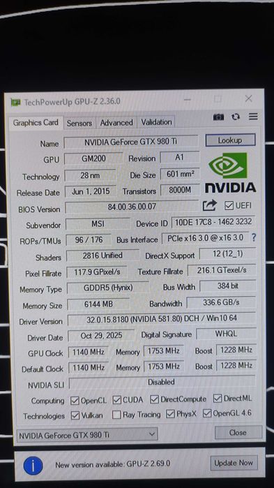 SSF | Cichy i kompaktowy PC Mini-ITX | i7-4790 | GTX 980ti | 16GB | NVMe | Format Steam Machine