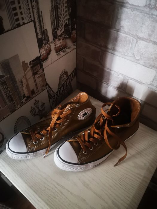 Converse, кожаные кеды, кеды converse