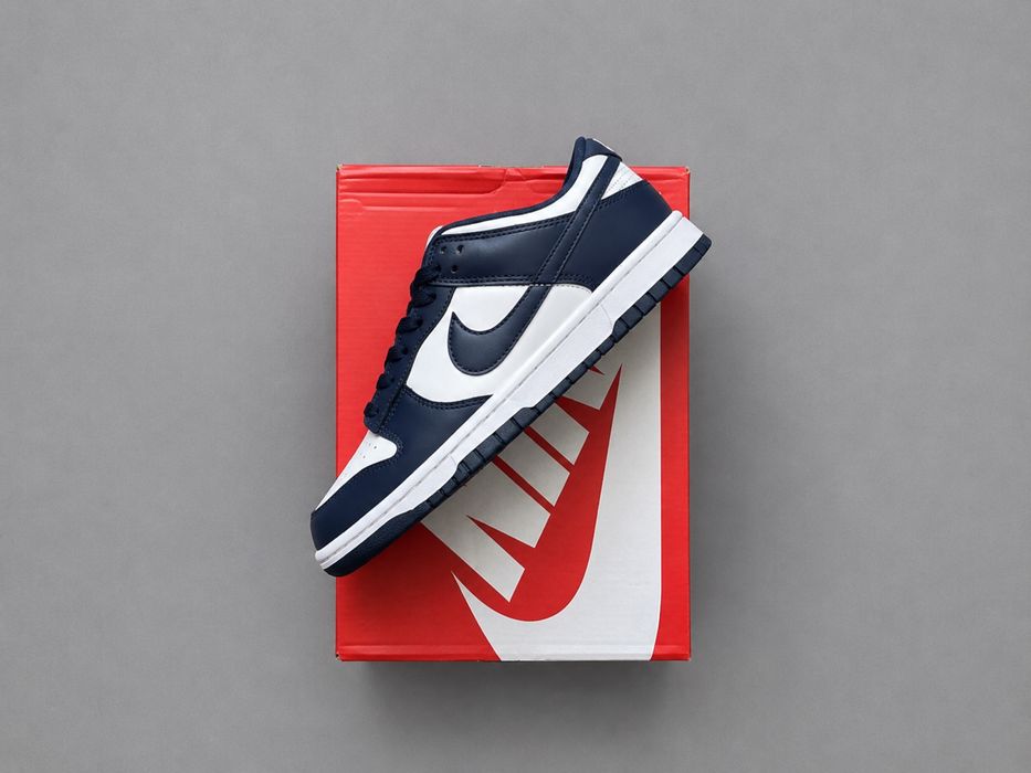 Кросівки Nike Dunk Low Navy/White
