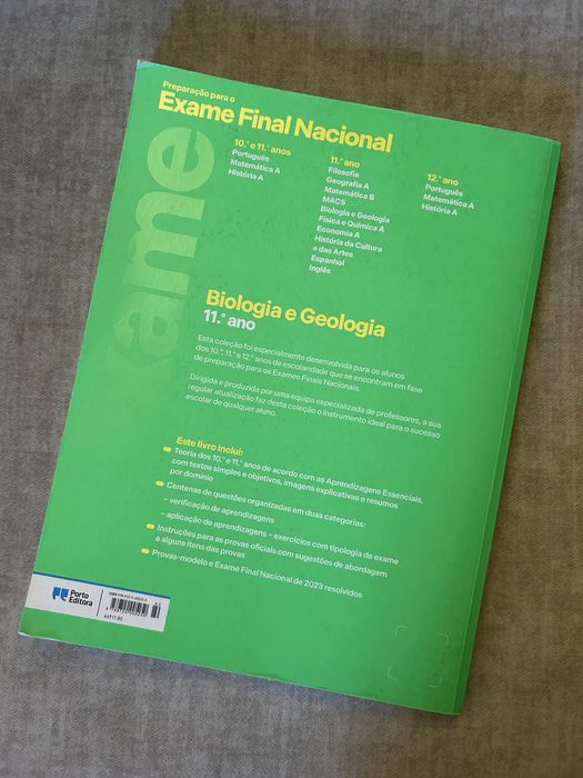 Livro de Exame – Biologia e Geologia 2024 | Porto Editora