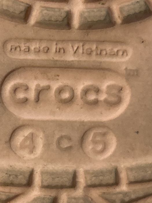 Crocs C4 C5 número 19 ou 20 socas