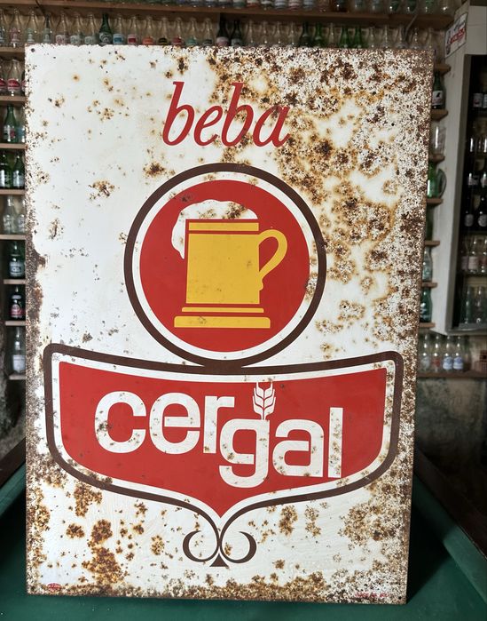 Cartaz cerveja Cergal
