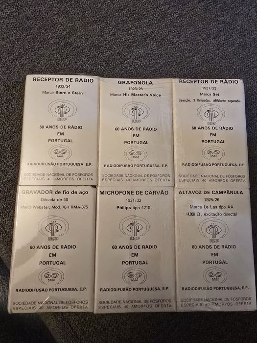 Caixas de fosforos antigas