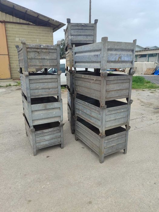 Caixote metálico galvanizado