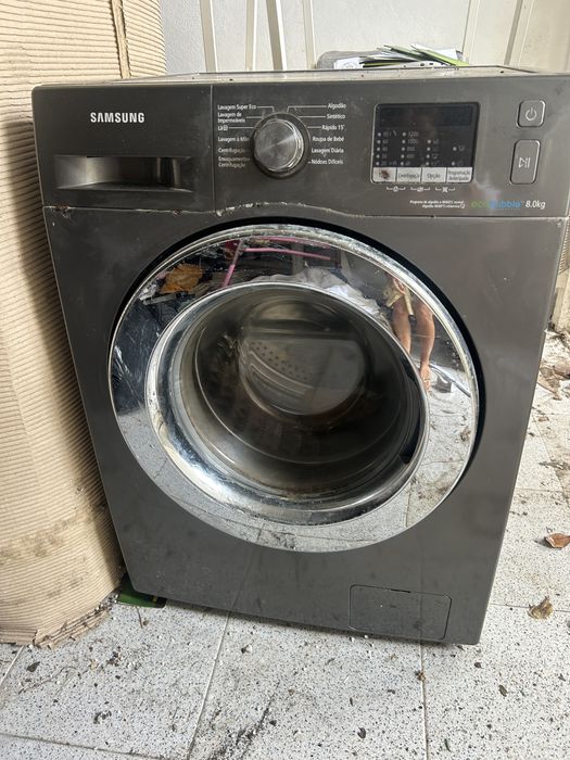 Máquina de Lavar Samsung EcoBubble 8kg (Cinza)