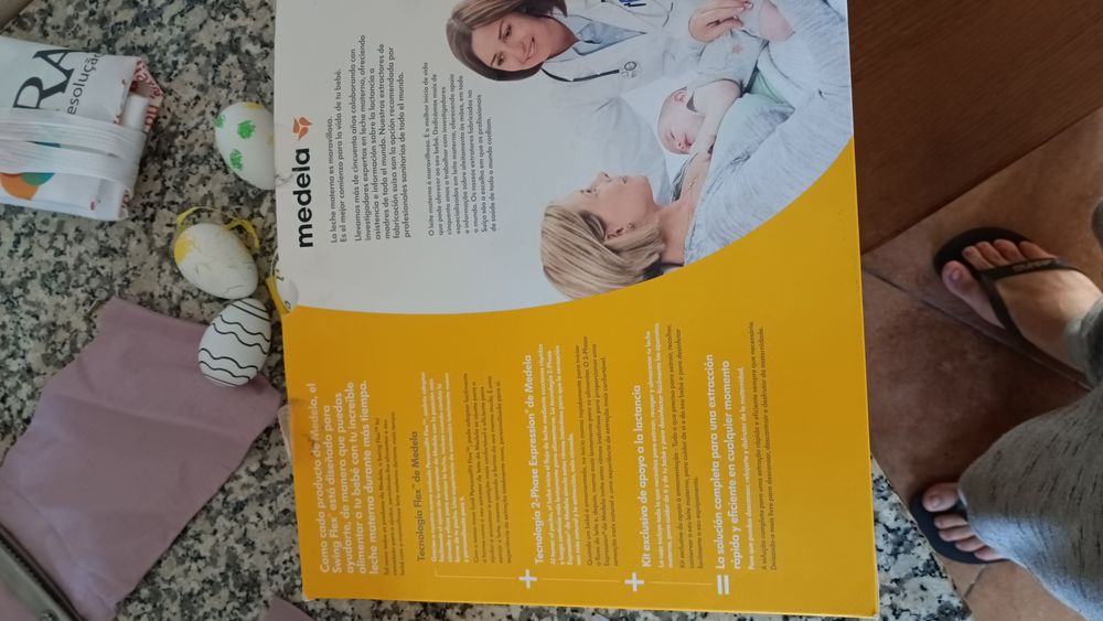 Bomba de tirar leite medela elétrica