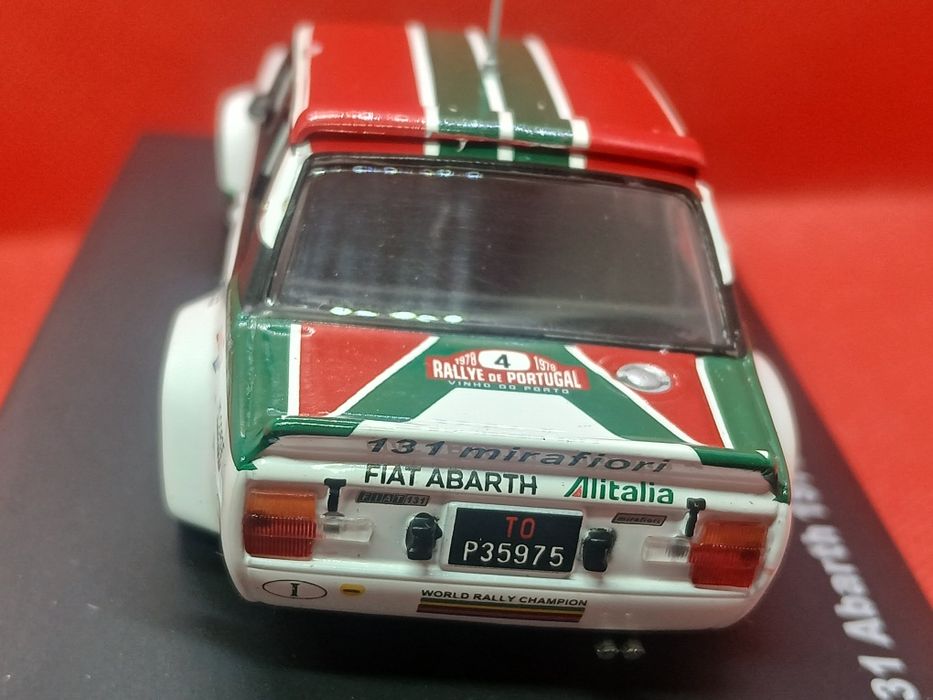 Miniatura 1:43 Fiat 131 Abarth Alén Rally de Portugal  Novo