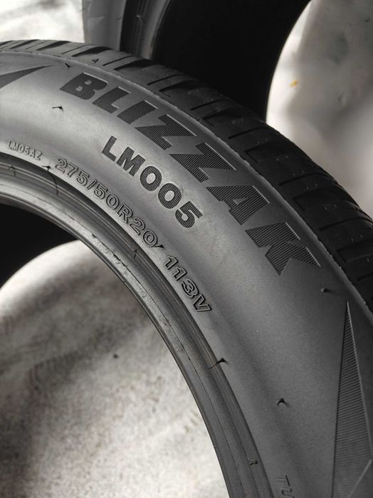 2шт r20 275/50 Bridgestone blizzak шини зимовій