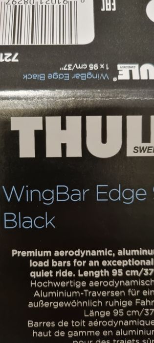 Belka Wingbar edge black 86 cm