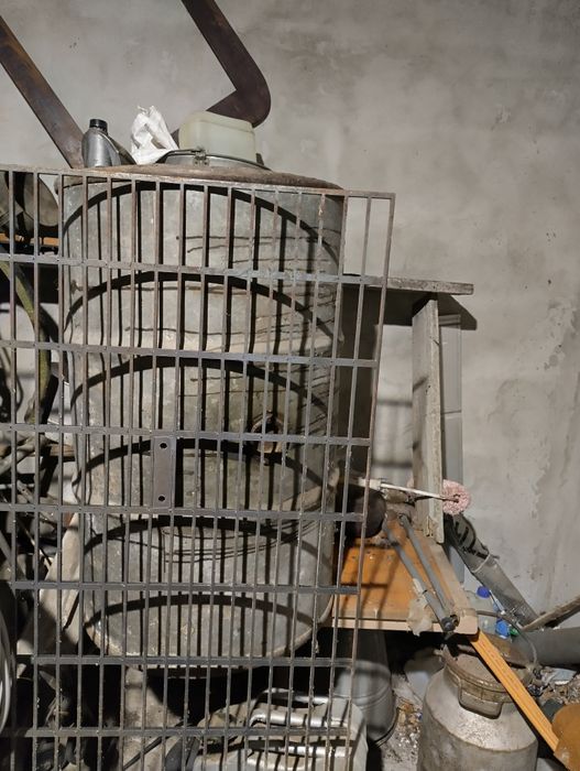 Beczka ocynk z obręczą stalową