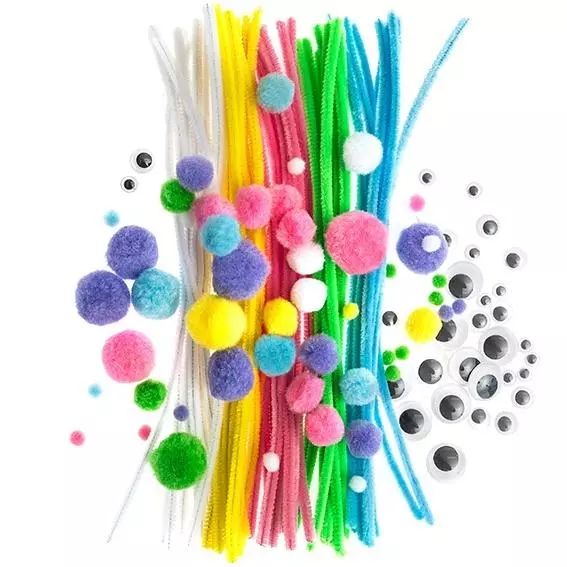 Zestaw kreatywny 130szt pastelowy. Dalprint