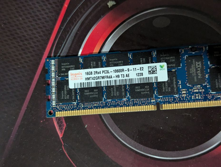 Оперативна пам'ять SK hynix 16GB DDR3 ECC REG 1333MHz сервер Xeon X79