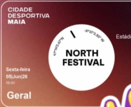 Bilhetes para o North Festival