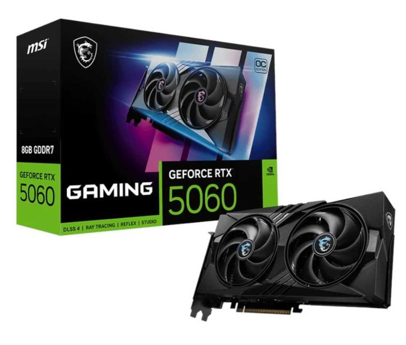 MSI RTX 5060 Gaming OC 8GB GDDR7 | NOVA | Garantia 36 Meses| Fatura