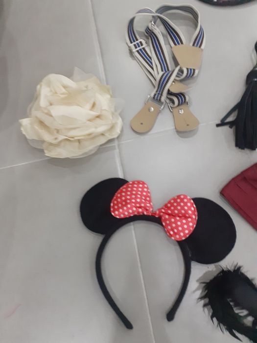 Enfeites de festa : conj 17 peças