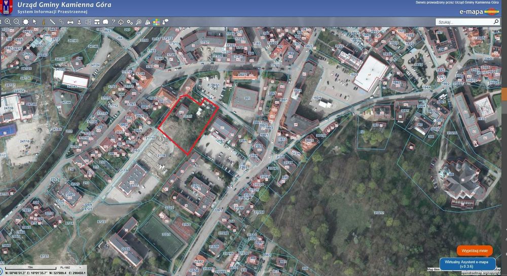 Kamienna Góra Działka Budowlana wielorodzinna i usługi