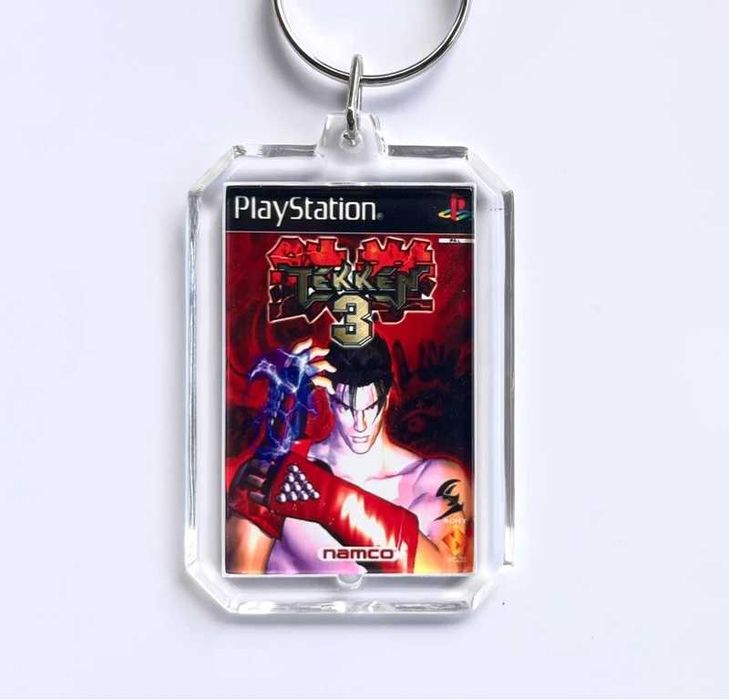 Breloczek Tekken 3 - mini okładka gry PS1