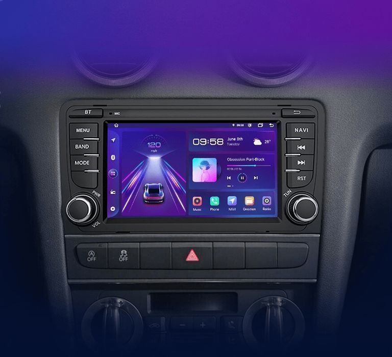 Audi A3 8P – Radio Android 7” CarPlay