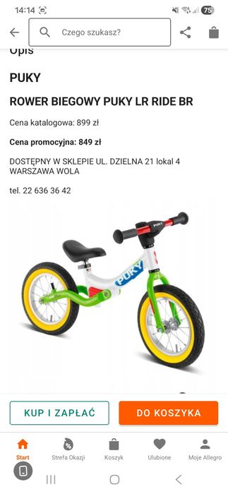 Biegówkach firmy puky
