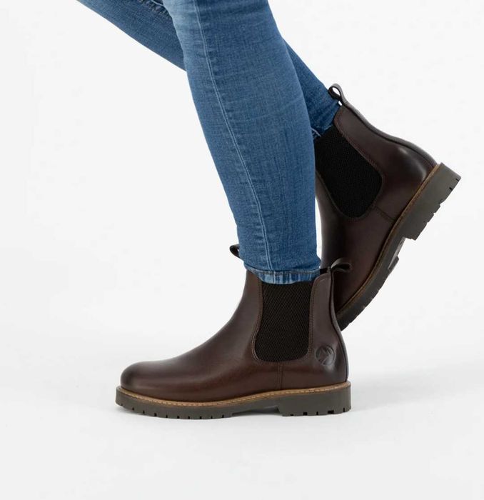 Skórzane sztyblety Travellin' podeszwa vibram r.38