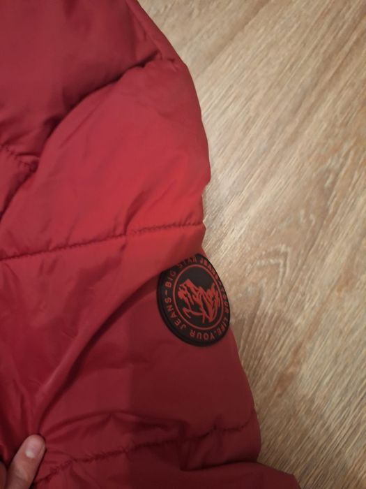 Kurtka zimowa big star rozmiar 164 czerwona chłopięca