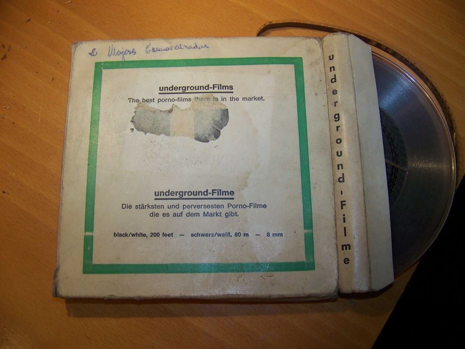 fita com filme a preto e branco - underground films, 60 m - 8 mm