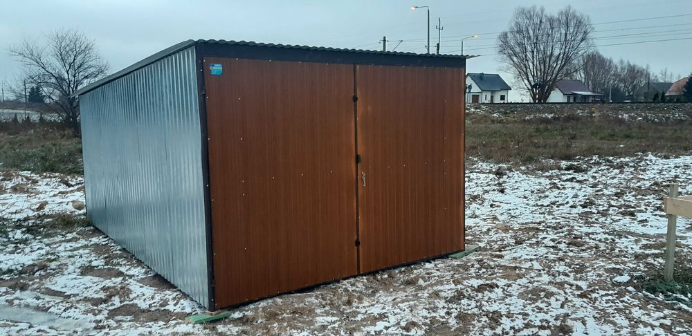 Garaż blaszany garaze 3x5 II gatunek PRODUCENT
