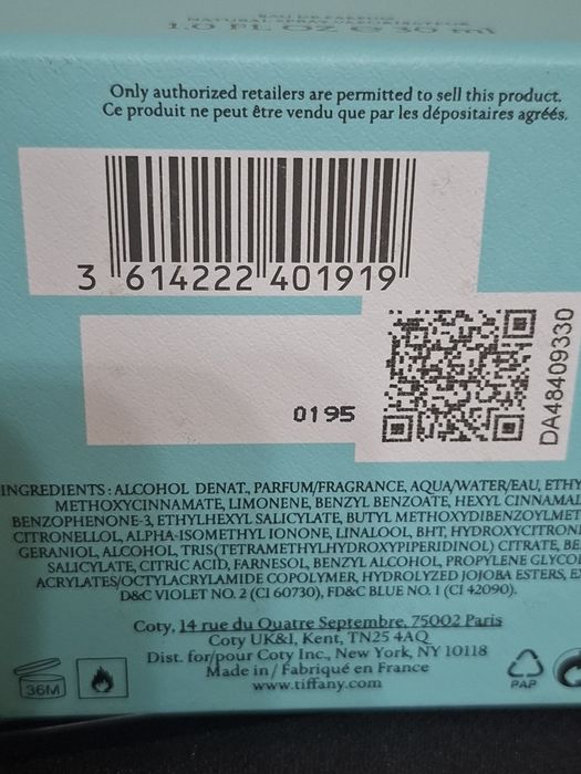 Tiffany & Co. woda perfumowana 30 ml