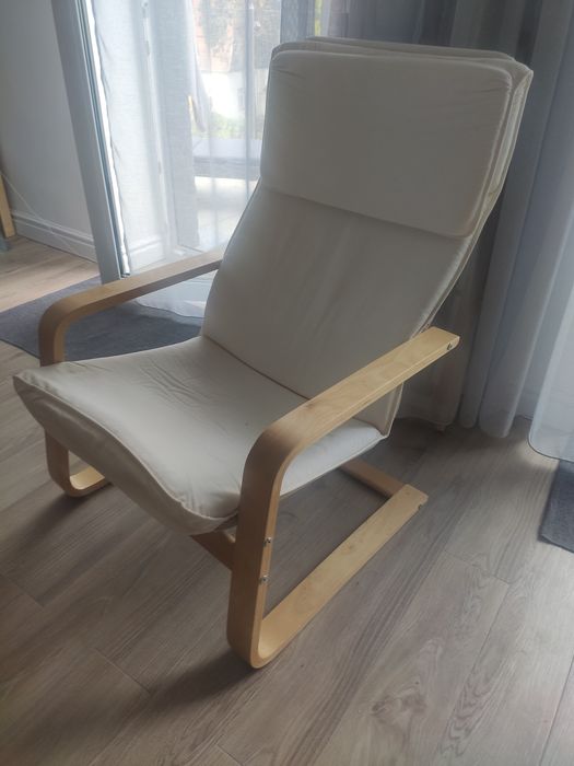 Fotel Ikea jasna sklejka
