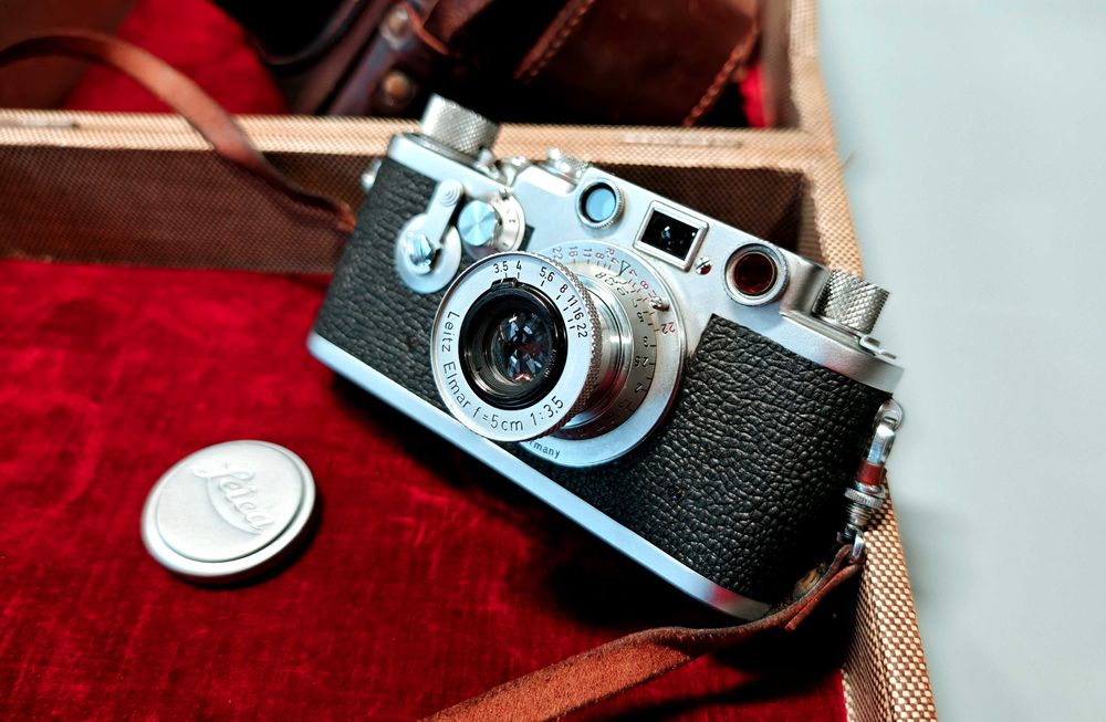 Aparat LEICA IIIC ( Leitz ) + Leica 50mm + 90mm Rzadki UNIKAT Zobacz !