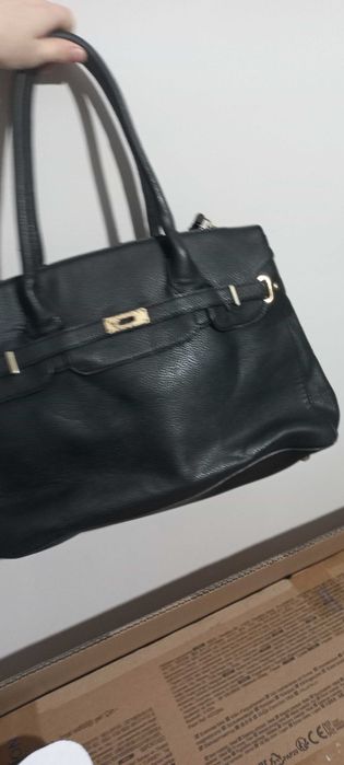 Torba czarna srednia