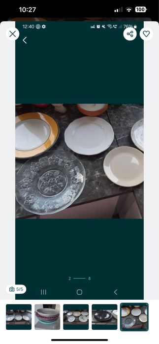 Talerze kuchenne 10szt ikea