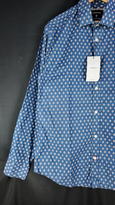 Springfield koszula męska M Custom Fit 100% bawełna nowa