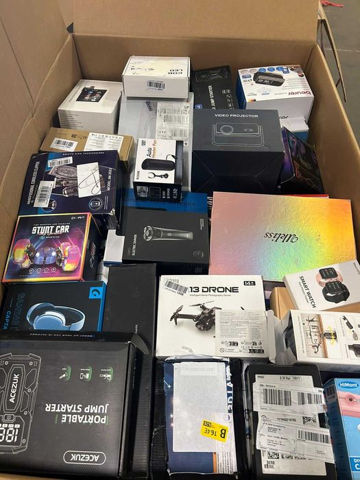 Palety Mix Elektronika/Audio/Agd/Dom/Elektronarzędzia AMAZON klasa A