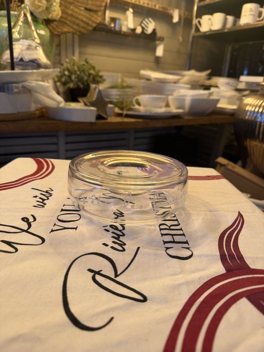 Riviera Maison ozdobny szklany świecznik