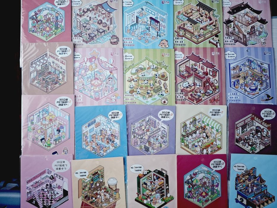 Розважальна гра Кімната дом з наліпок румбокс 3D наліпки ігра-розвиток