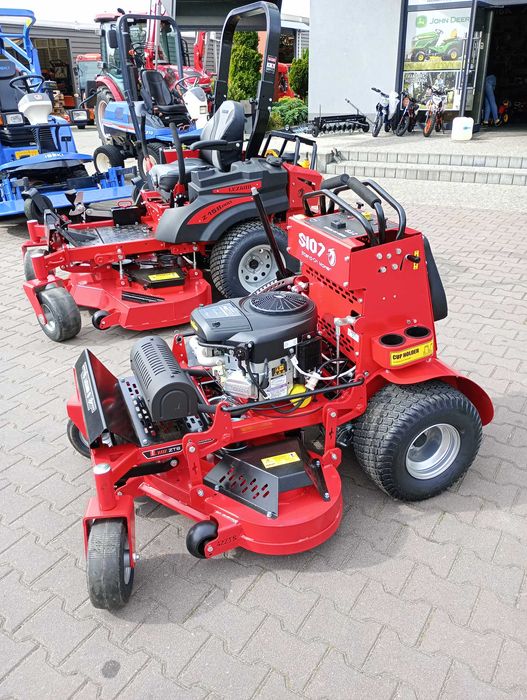 Kosiarka Stand ON stojąca Lezard ZTS S107 zero skręt hydro 27km Briggs  mulczer