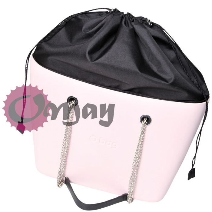 CZARNY organizer OBAG URBAN worek Wodoodporny komin 2 kieszenie OMAY