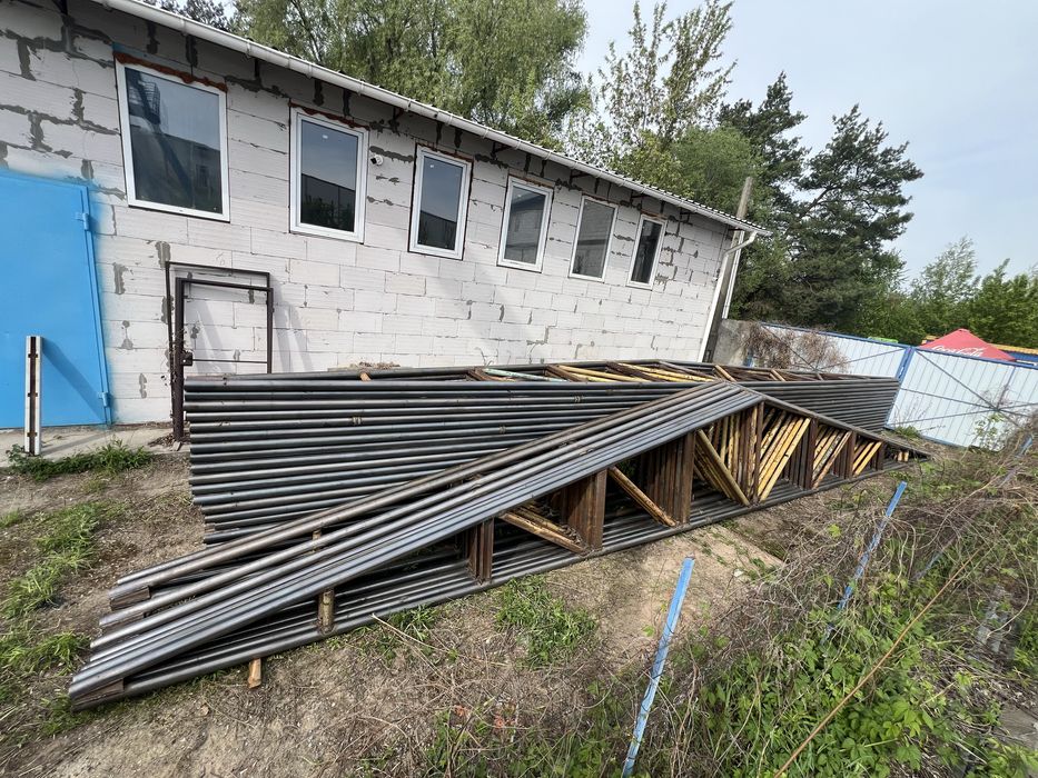 фермы металлические 12,50М Двухскатный