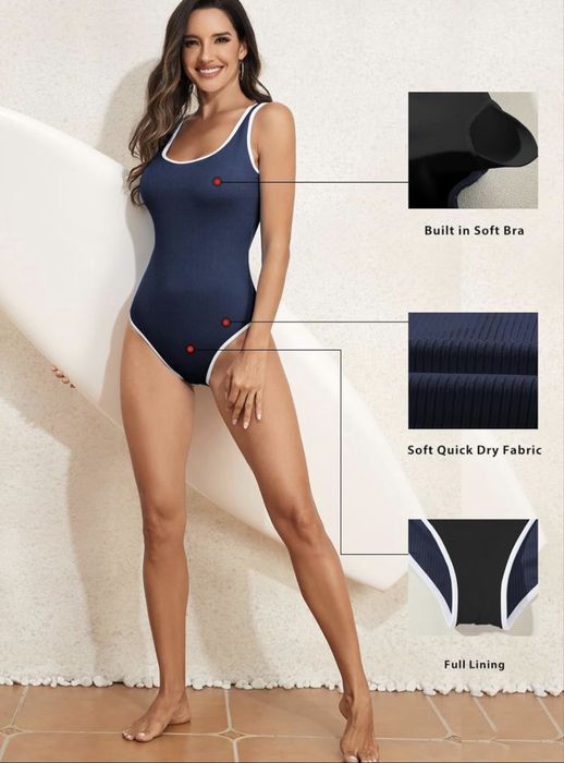 Jednoczęściowy strój kąpielowy xl