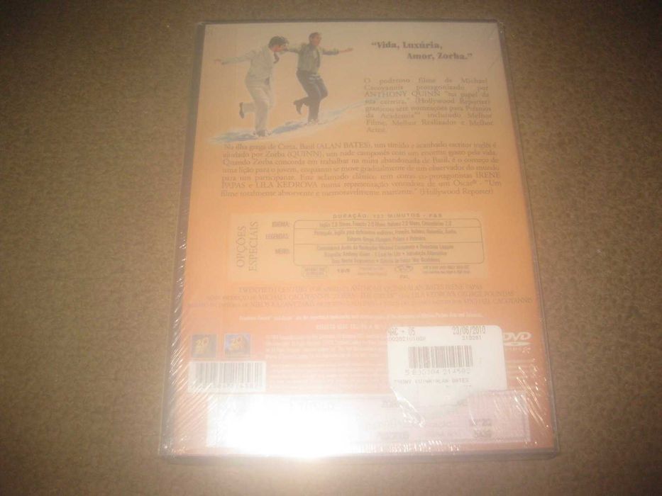 DVD "Zorba, o Grego" com Anthony Quinn/Selado/Raro!