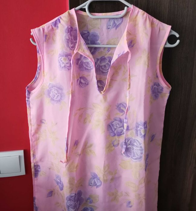 koszula nocna w kwiaty