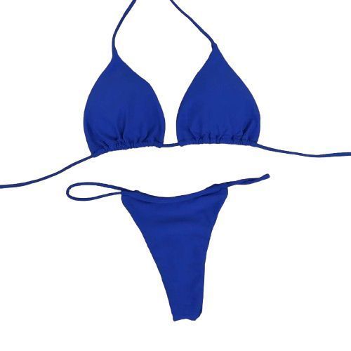 Sexy Strój Kąpielowy Dwuczęściowy Bikini Brazylijskie Stringi - L