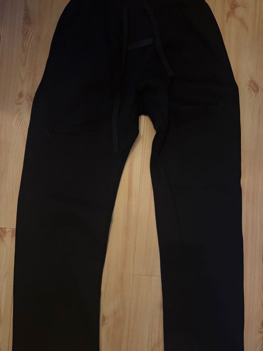 Essentials  sweatpants black slim dresy fear of god