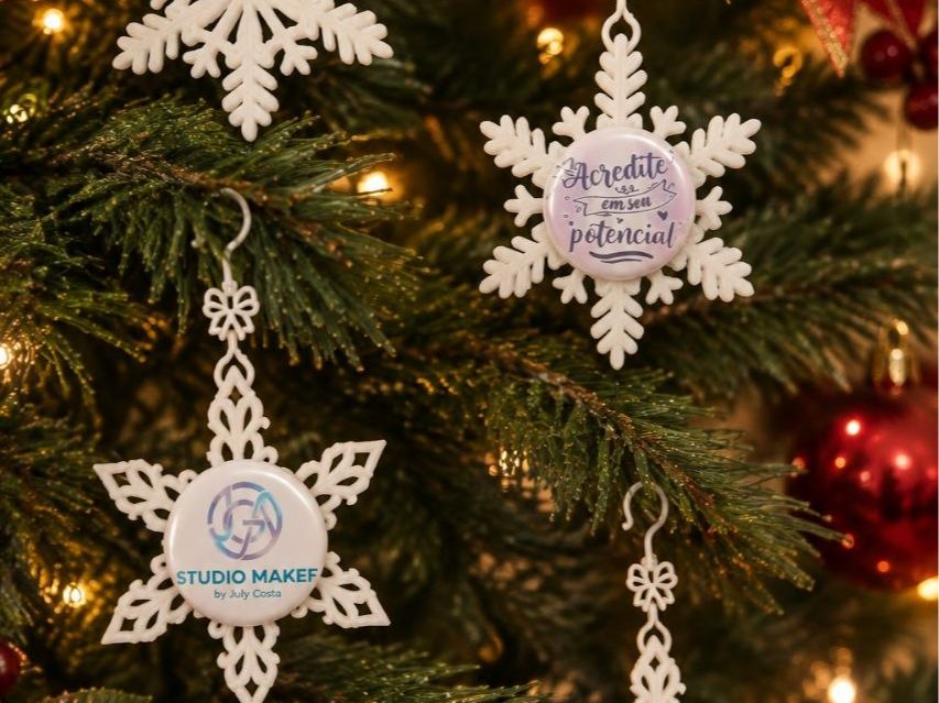 Decoração de natal para bottons