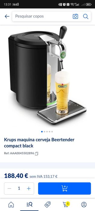 Máquina cerveja Heineken