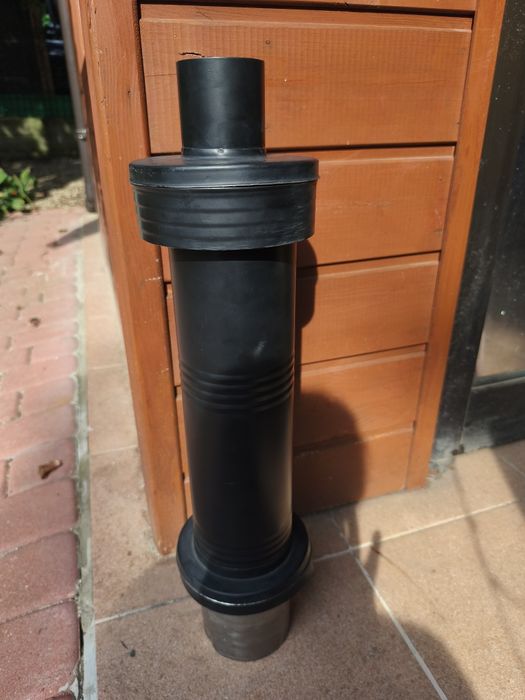 Zakończenie komina rura plus kolano