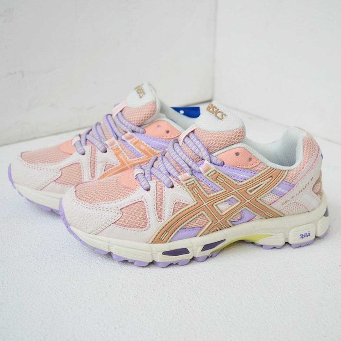 Asics gel-kahana 8 Beige Pink бежеві з пудровим кросівки жіночі асікс асикс кроссовки кросовки